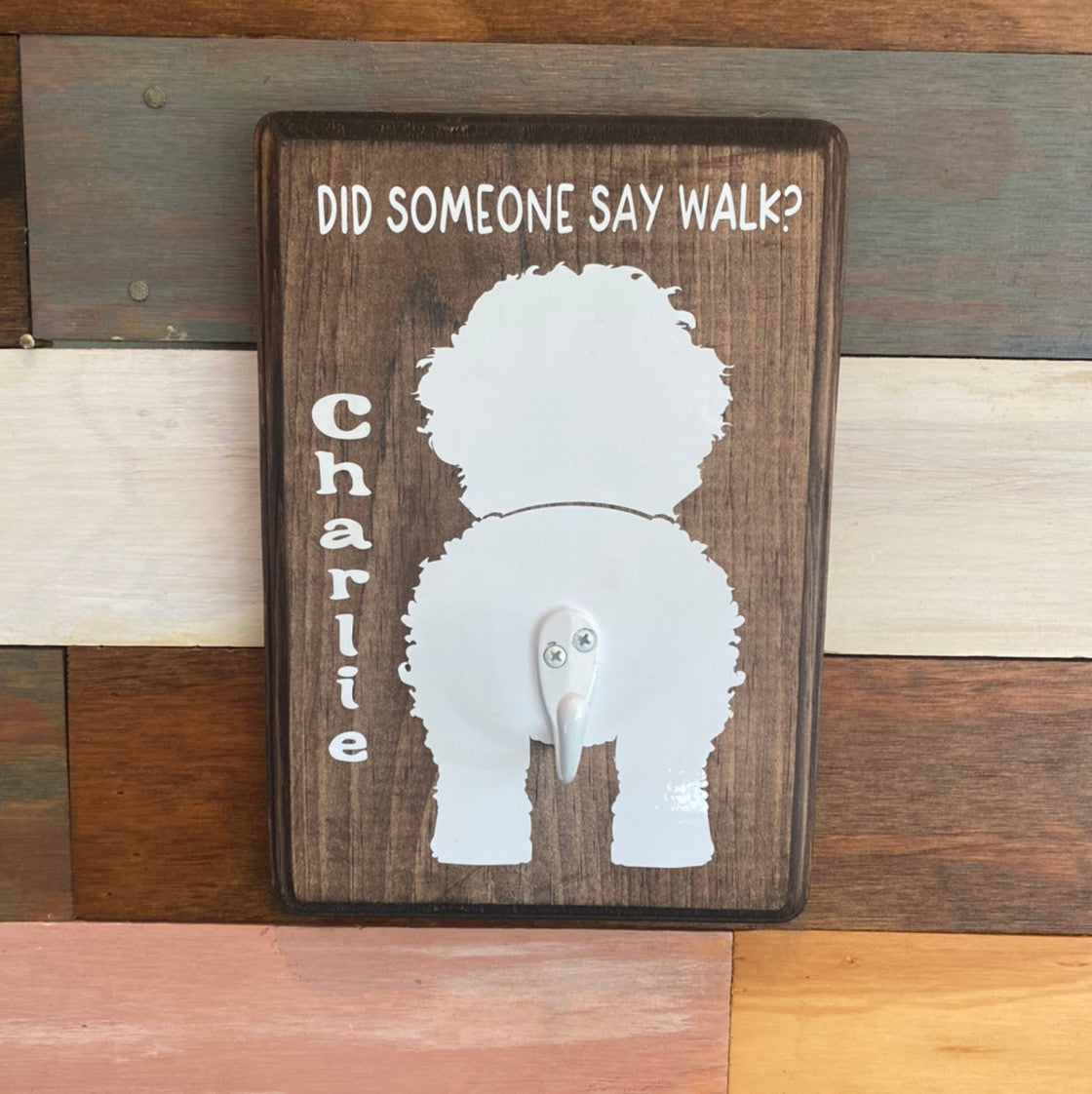 Breed: Labradoodle
Stain - Dark - Espresso