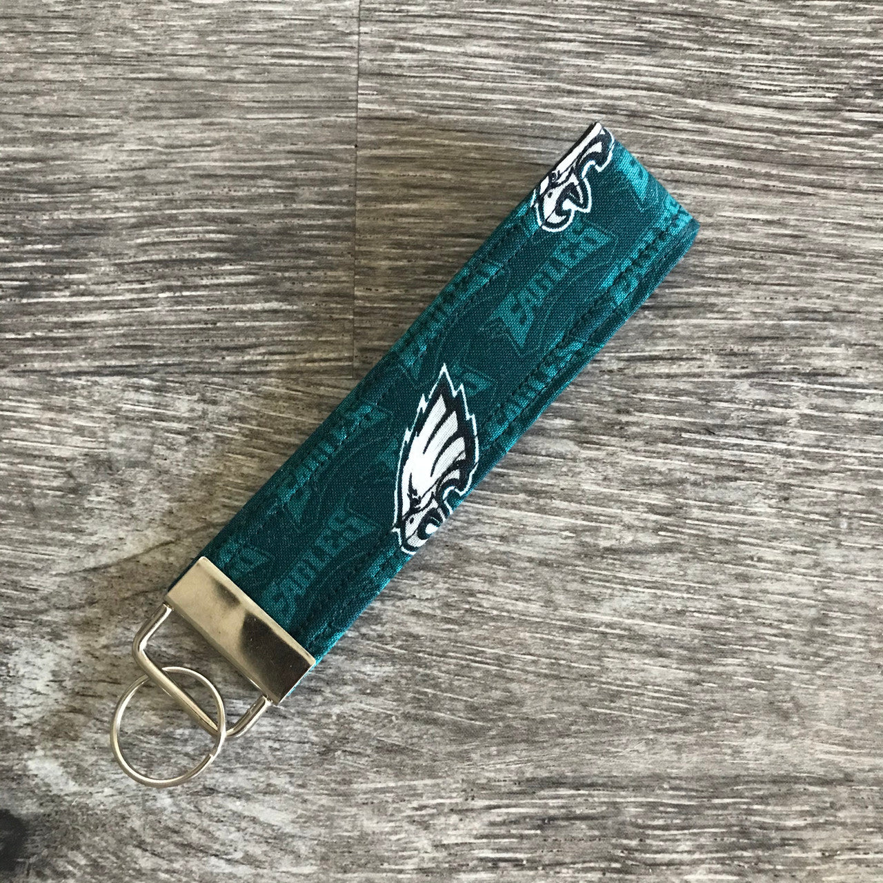 Philadelphia Eagles keychain fob wristlet