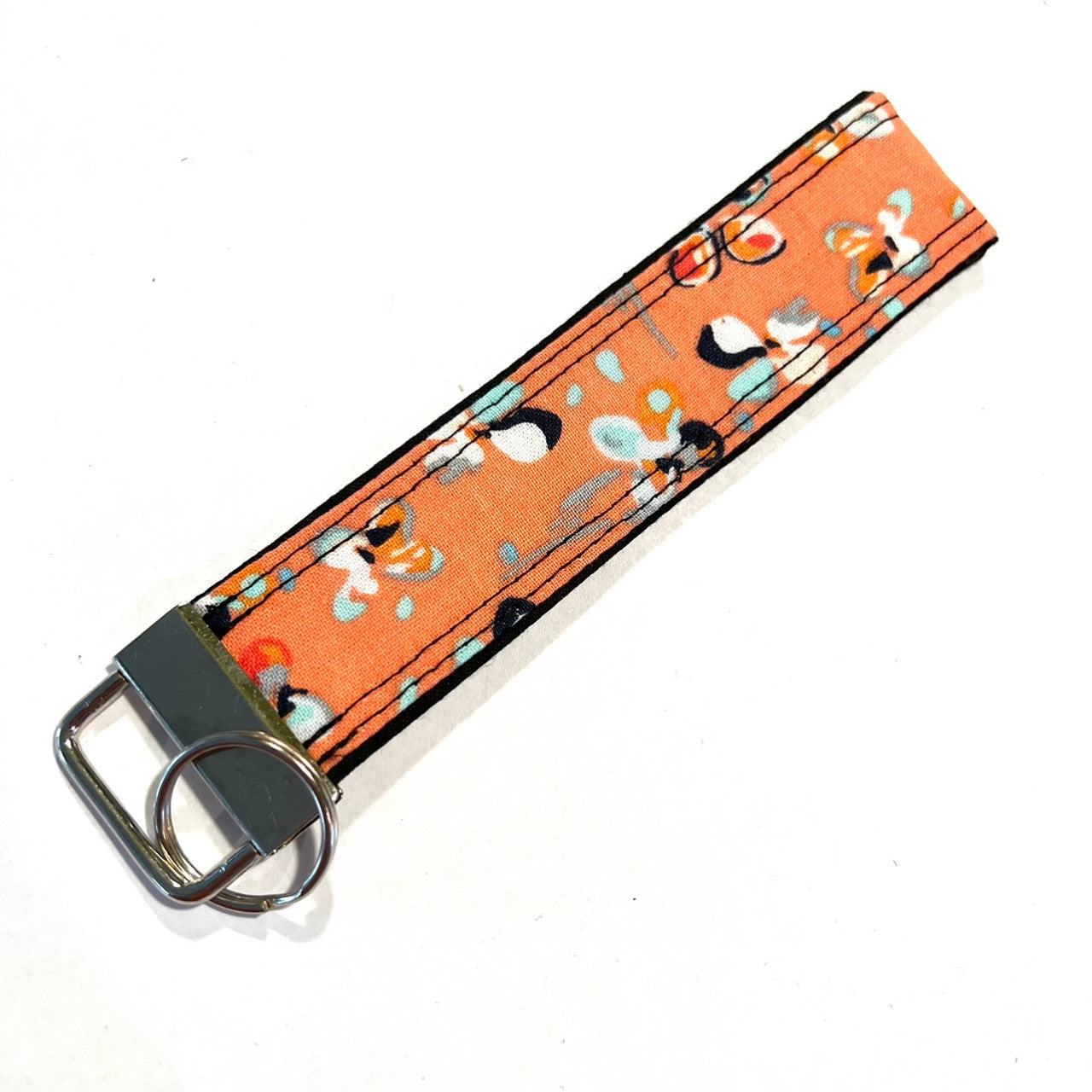 Coral Water Drops Keychain