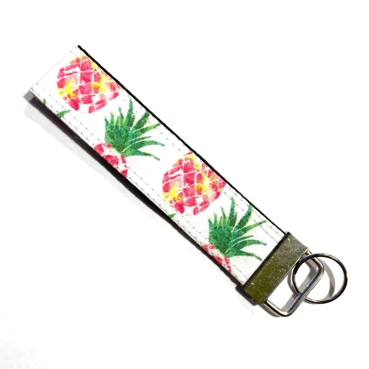 Vibrant Pineapples Keychain