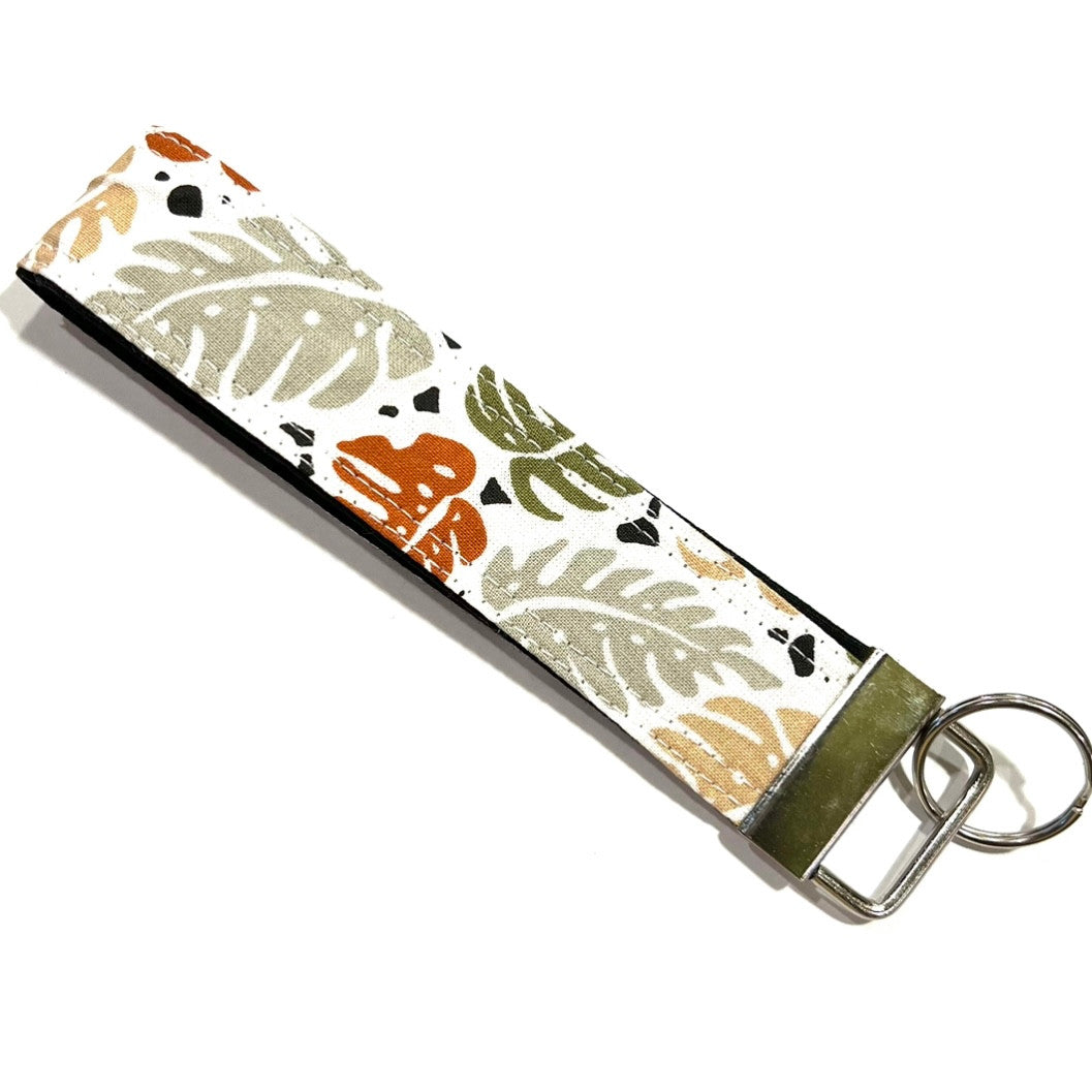 Tropical Leaves Keychain