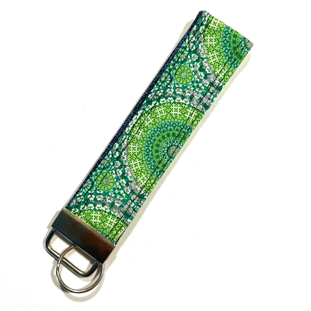 Green Kaleidoscope Keychain