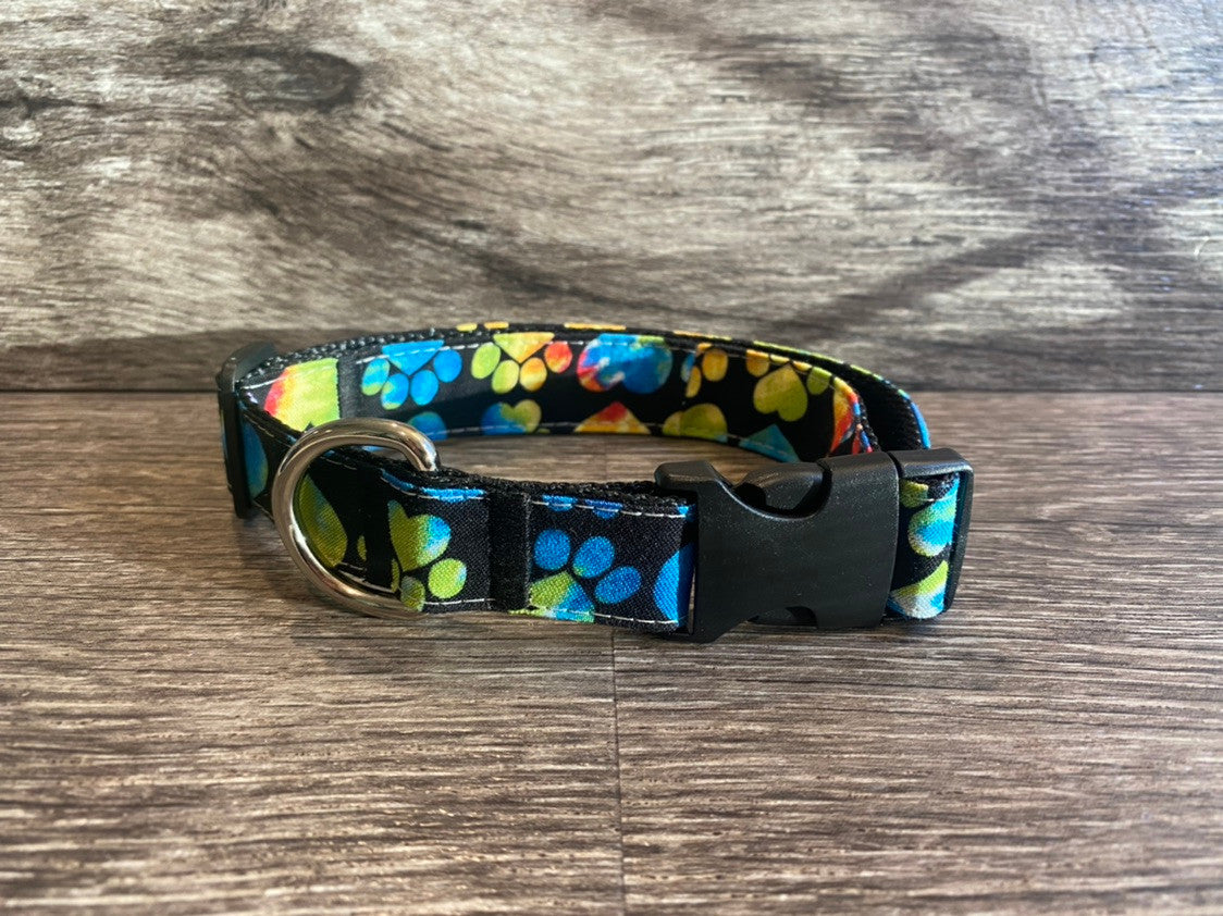 Rainbow Colored Hearts and Paws