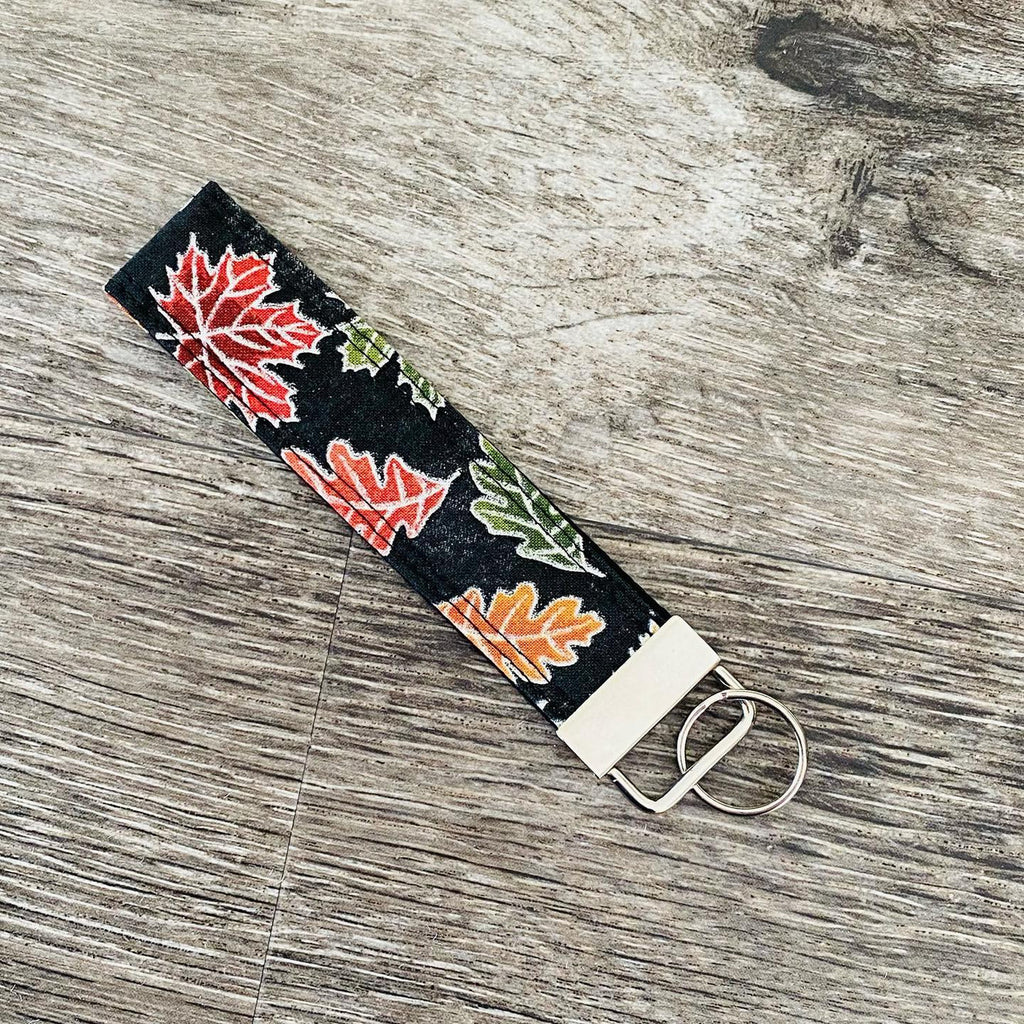 Octoberfest - Autumn Leaves on Black