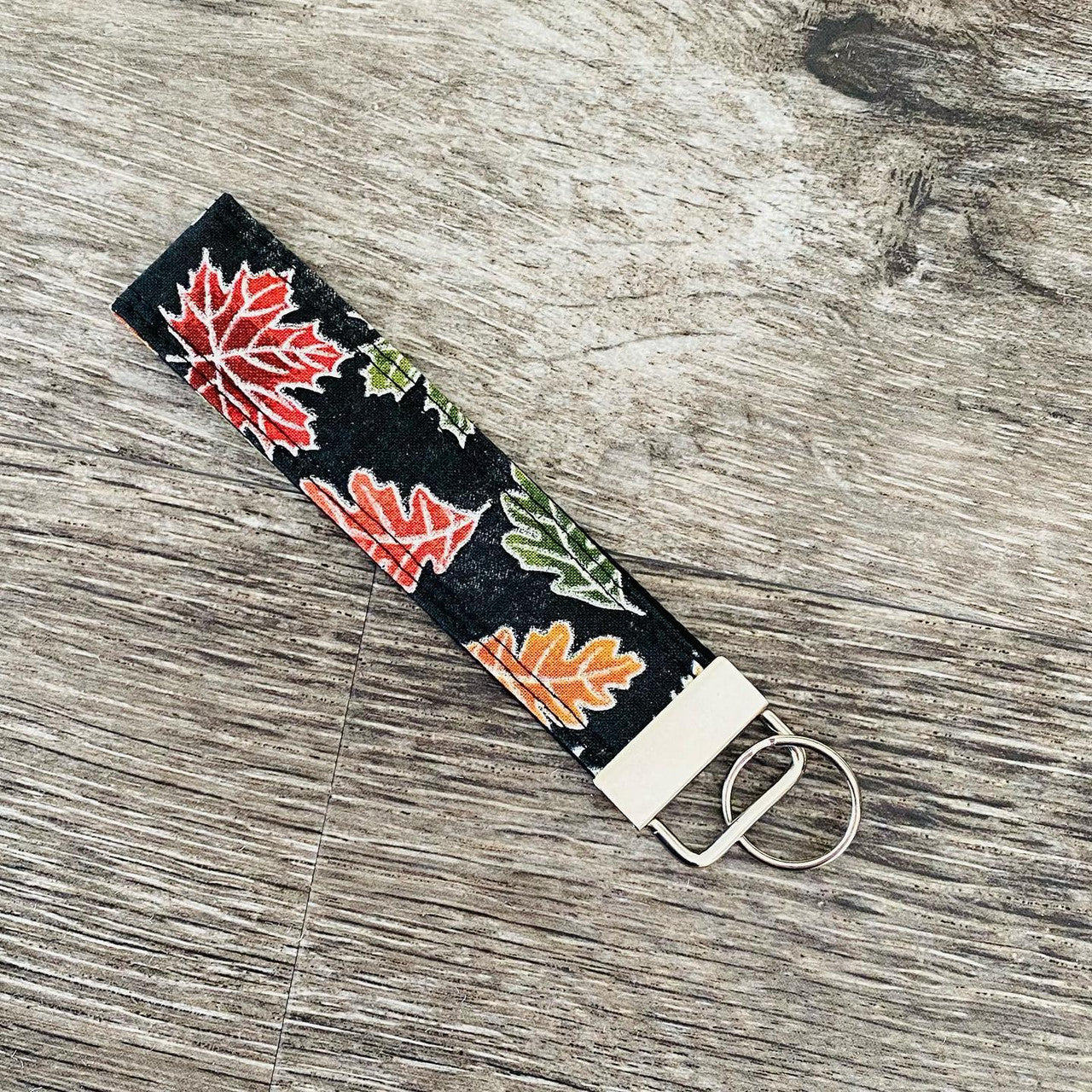 Octoberfest - Autumn Leaves on Black