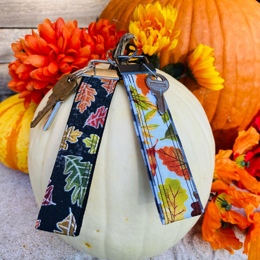 Octoberfest - Autumn Leaves on Black