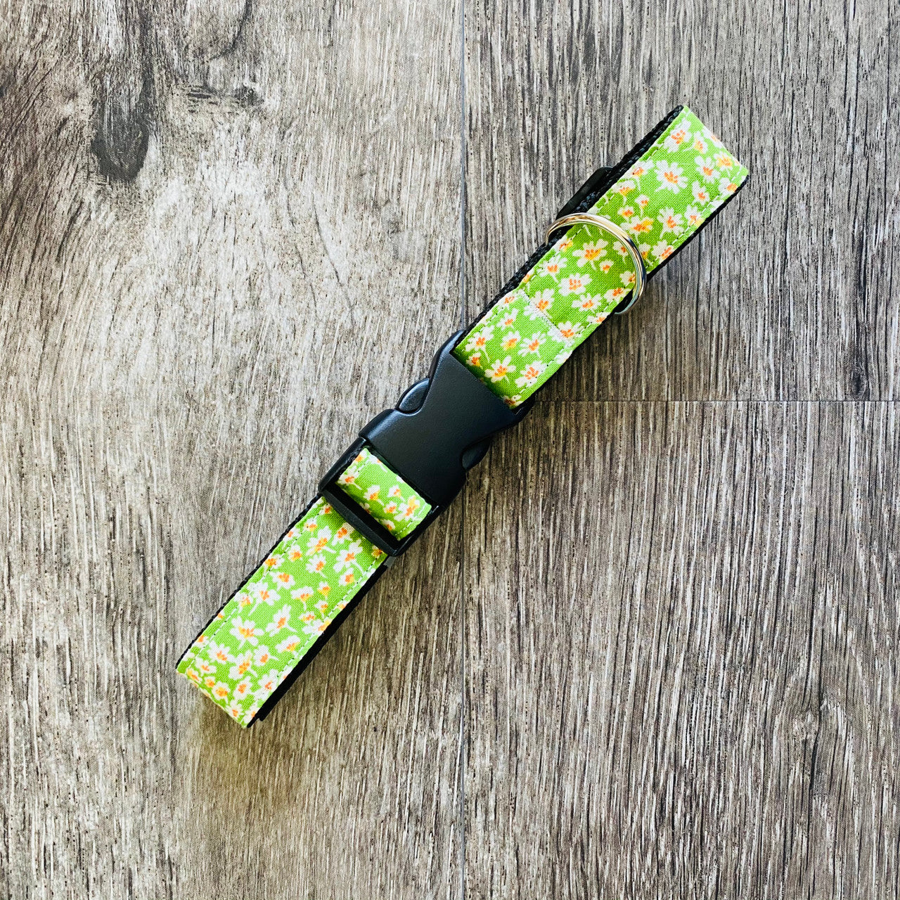 Collar - Pups & Petals - White Daisies