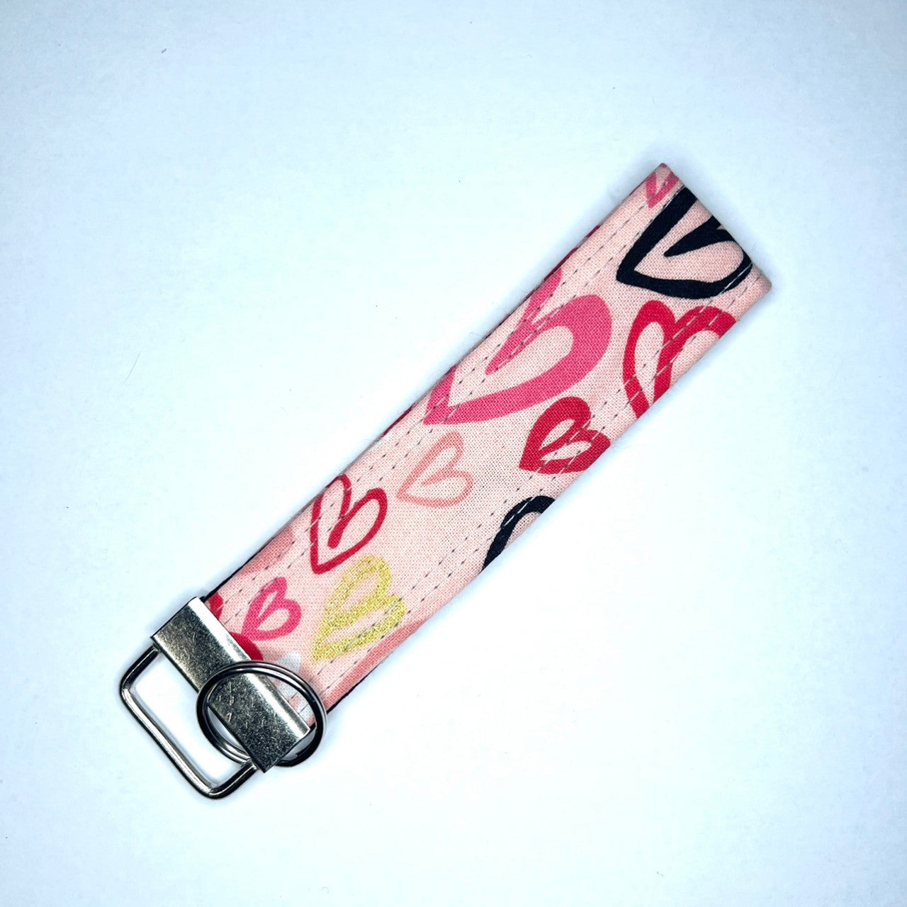 Pink Heart Keychain