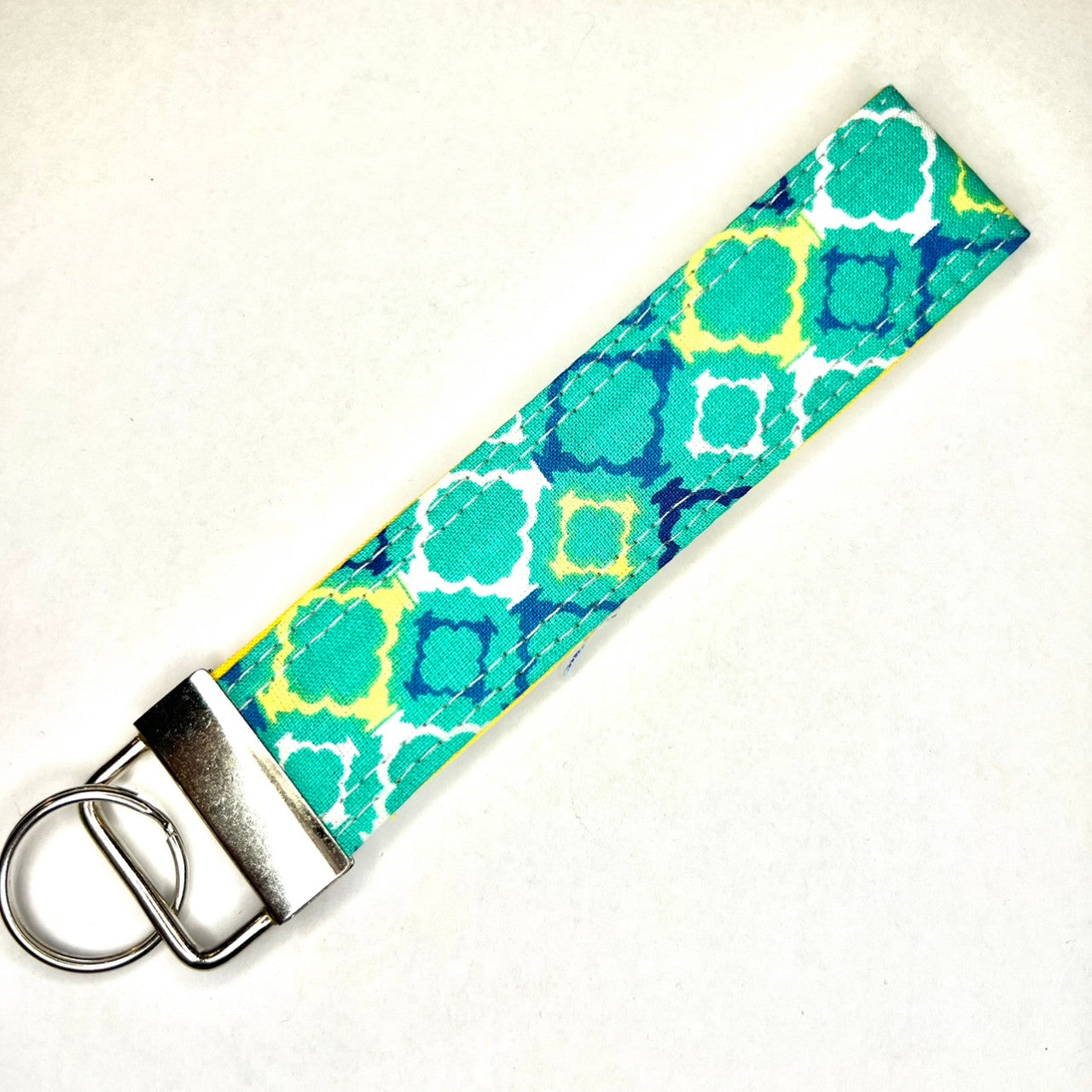 Turquoise Pattern Keychain