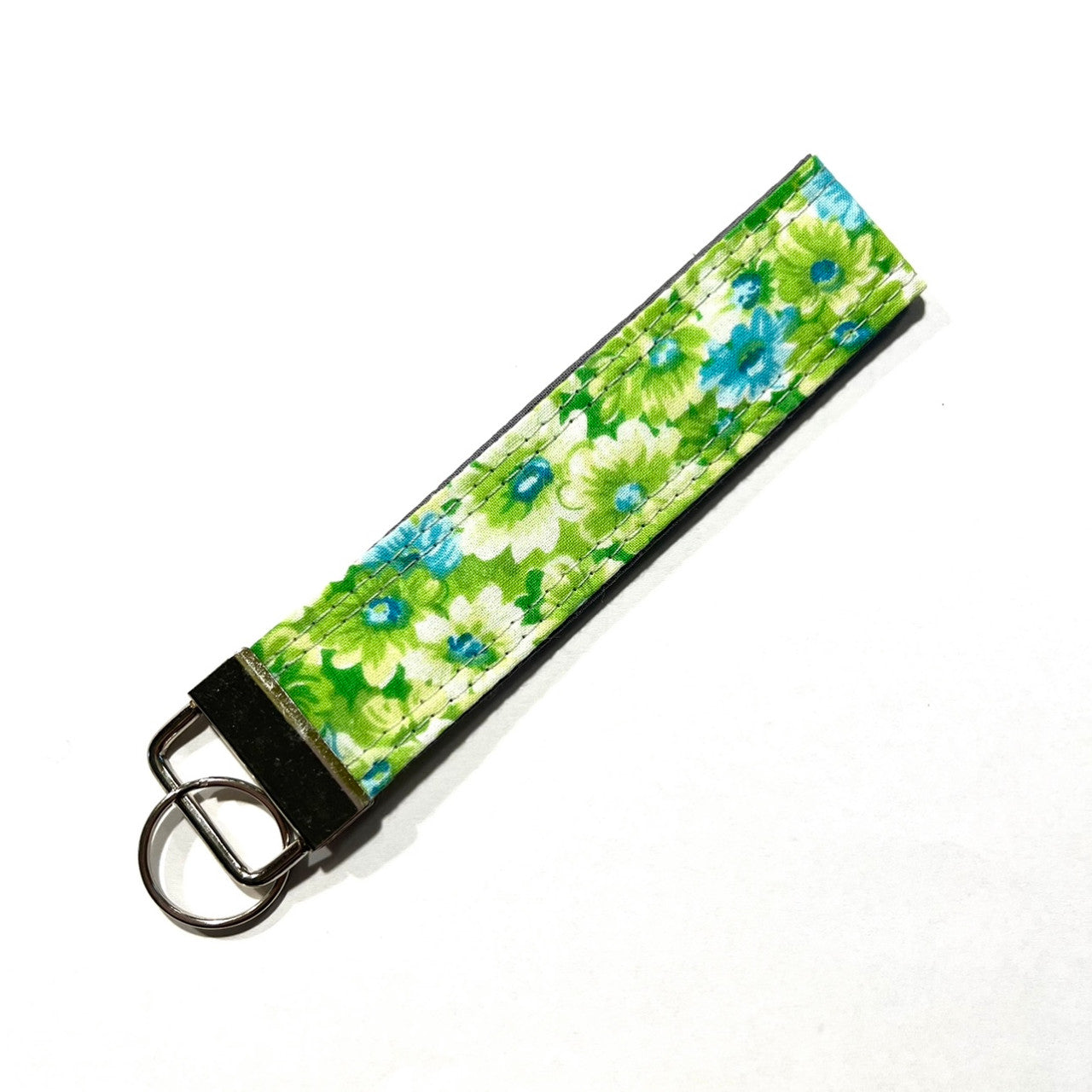 Green Floral Keychain