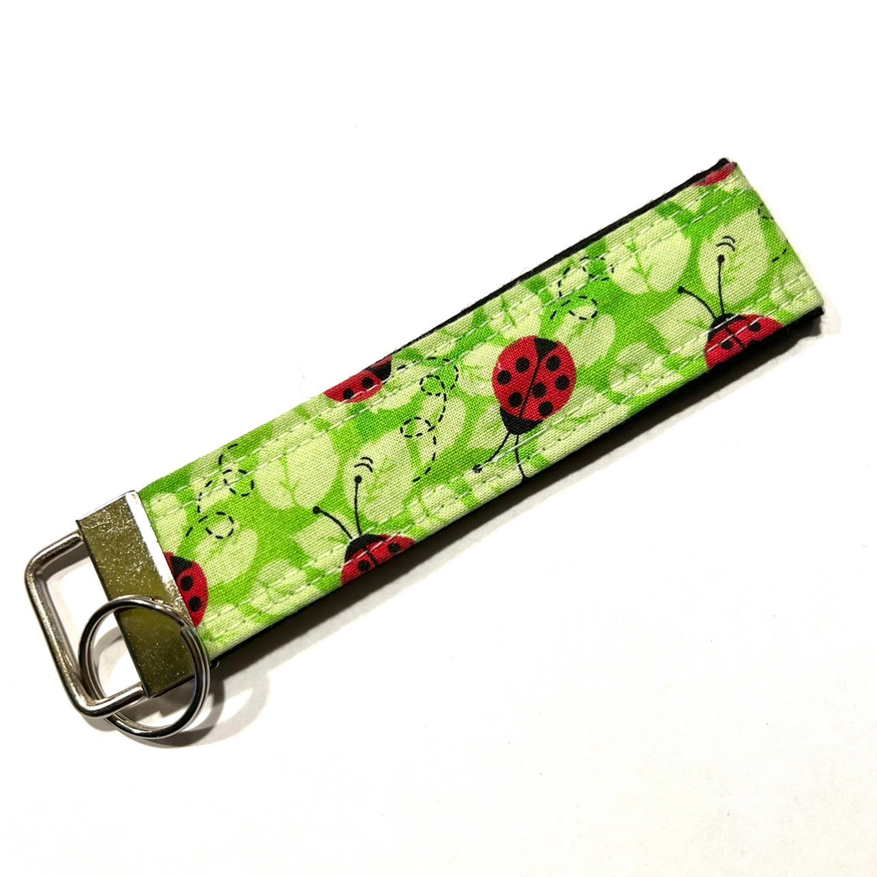 Little Lady Bug Green Keychain