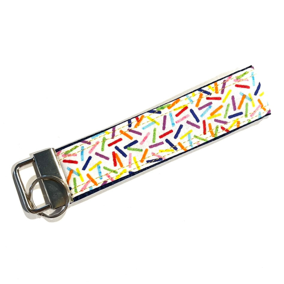 Rainbow Sprinkles Keychain