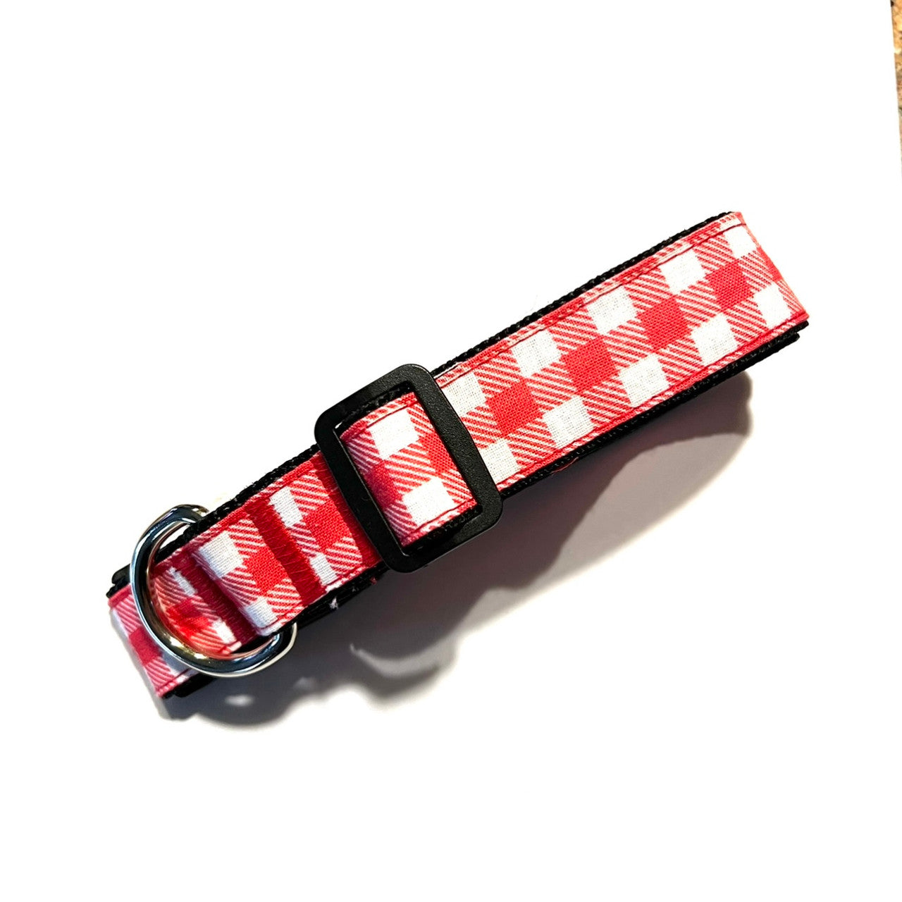Collar- Red and White Gingham