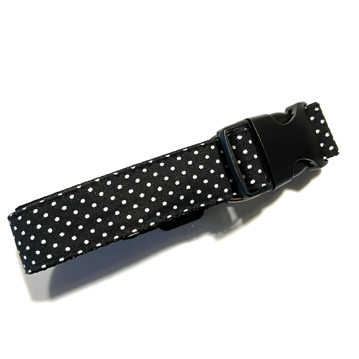Collar- Mini Black and White Polka Dot