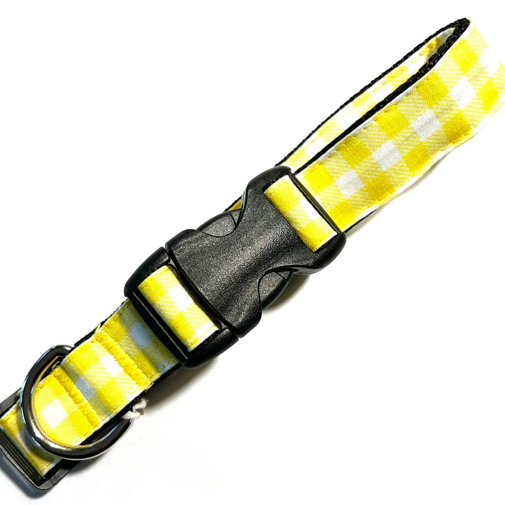 Collar- Yellow Gingham