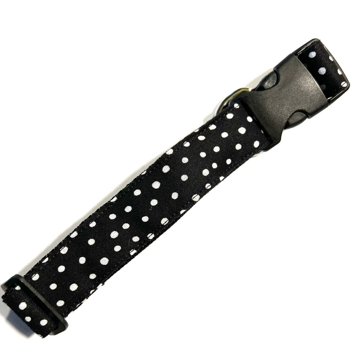 Collar- Black and White Polka Dot