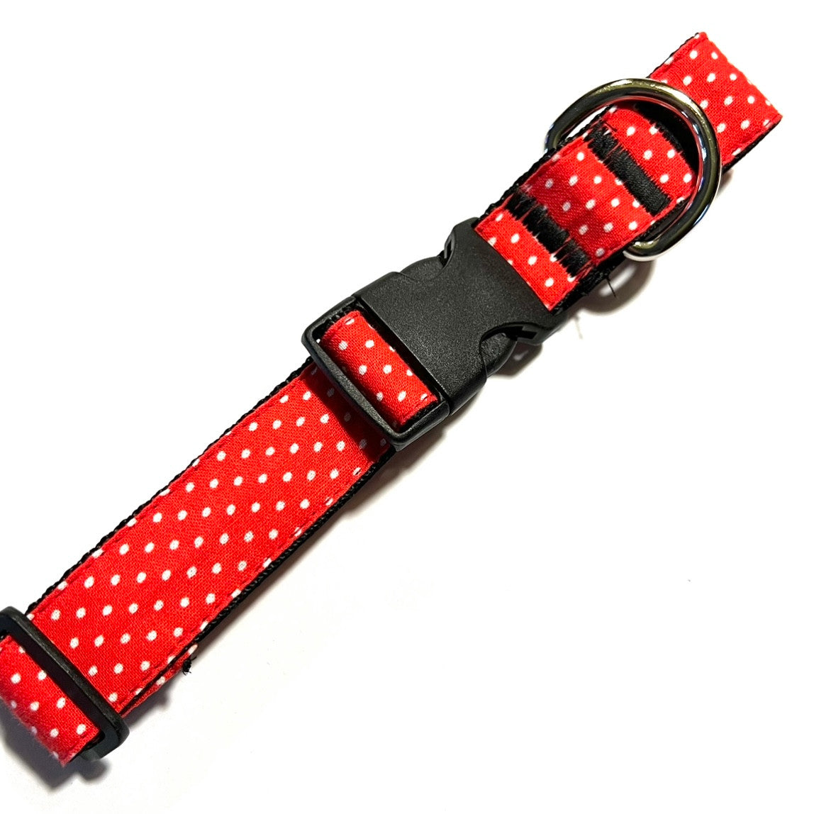 Collar- Red and White Polka Dot