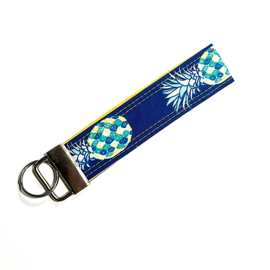 Blue Pineapple Keychain