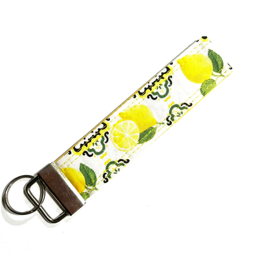 Lemons Swirls Keychain