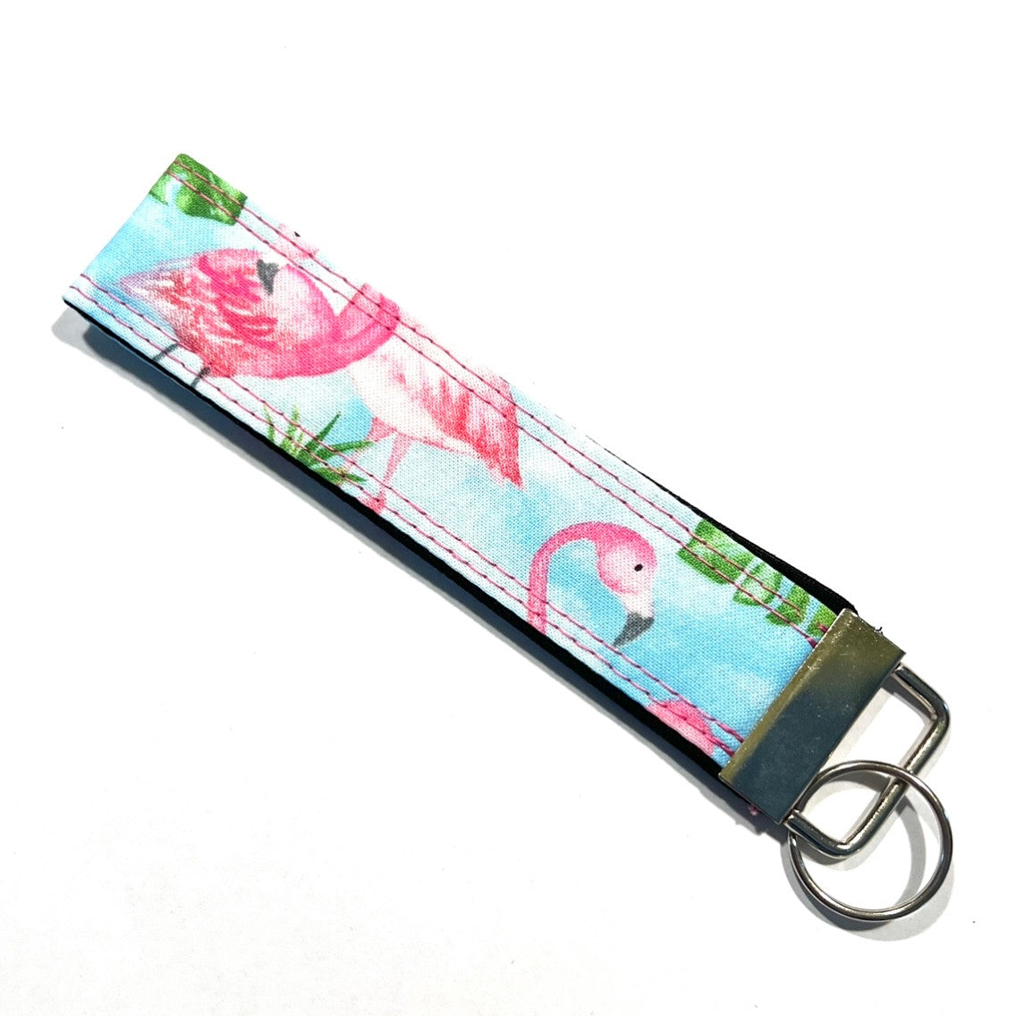 Tropical Flamingo Keychain