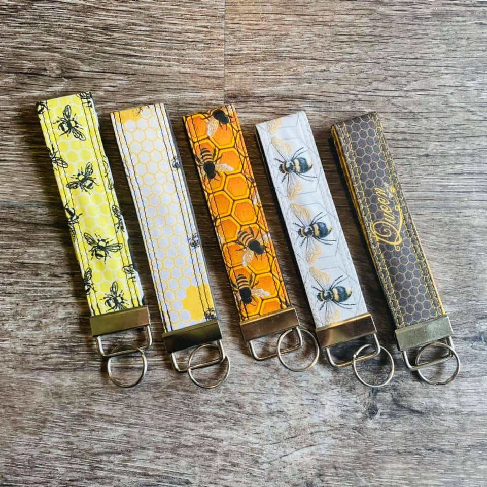 The Bees Knees - Honeycomb on White